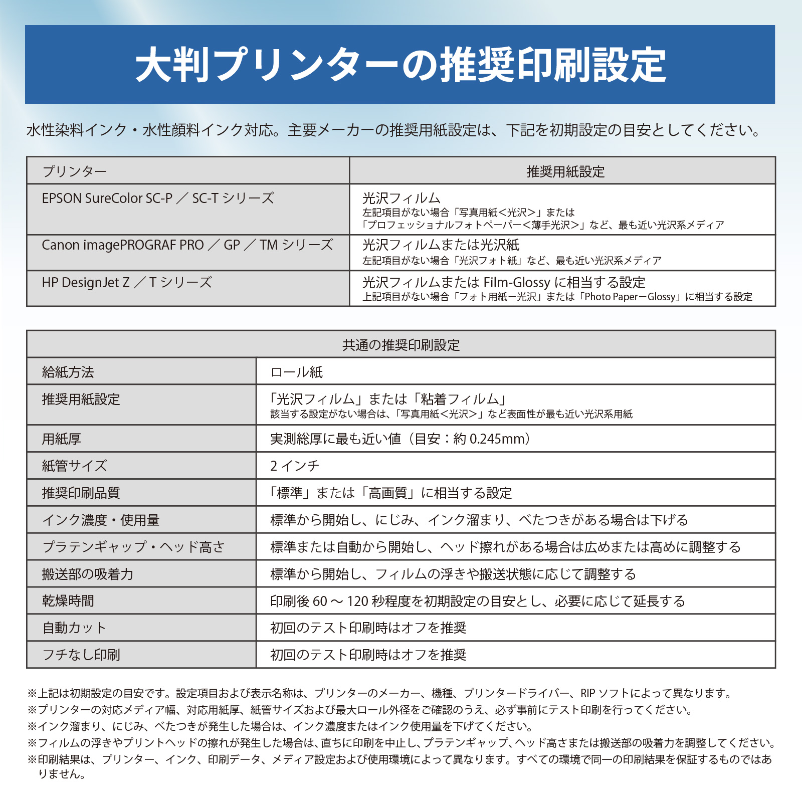 光沢クリアフィルムロール 糊付き 商品画像
