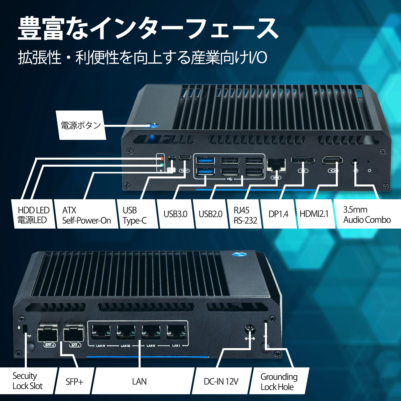 Skynew ミニPC N150 / 8GB / 128GB SSD / Ubuntsu LAN×4 SFP+ USB3.0×2